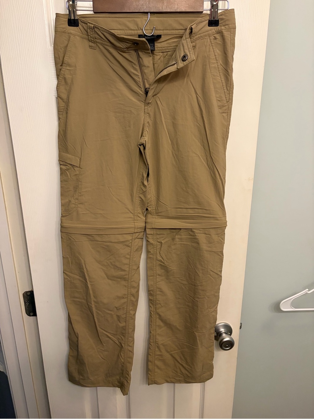 Boy’s Marmot Convertible Zip-Off Travel Pants - Tan